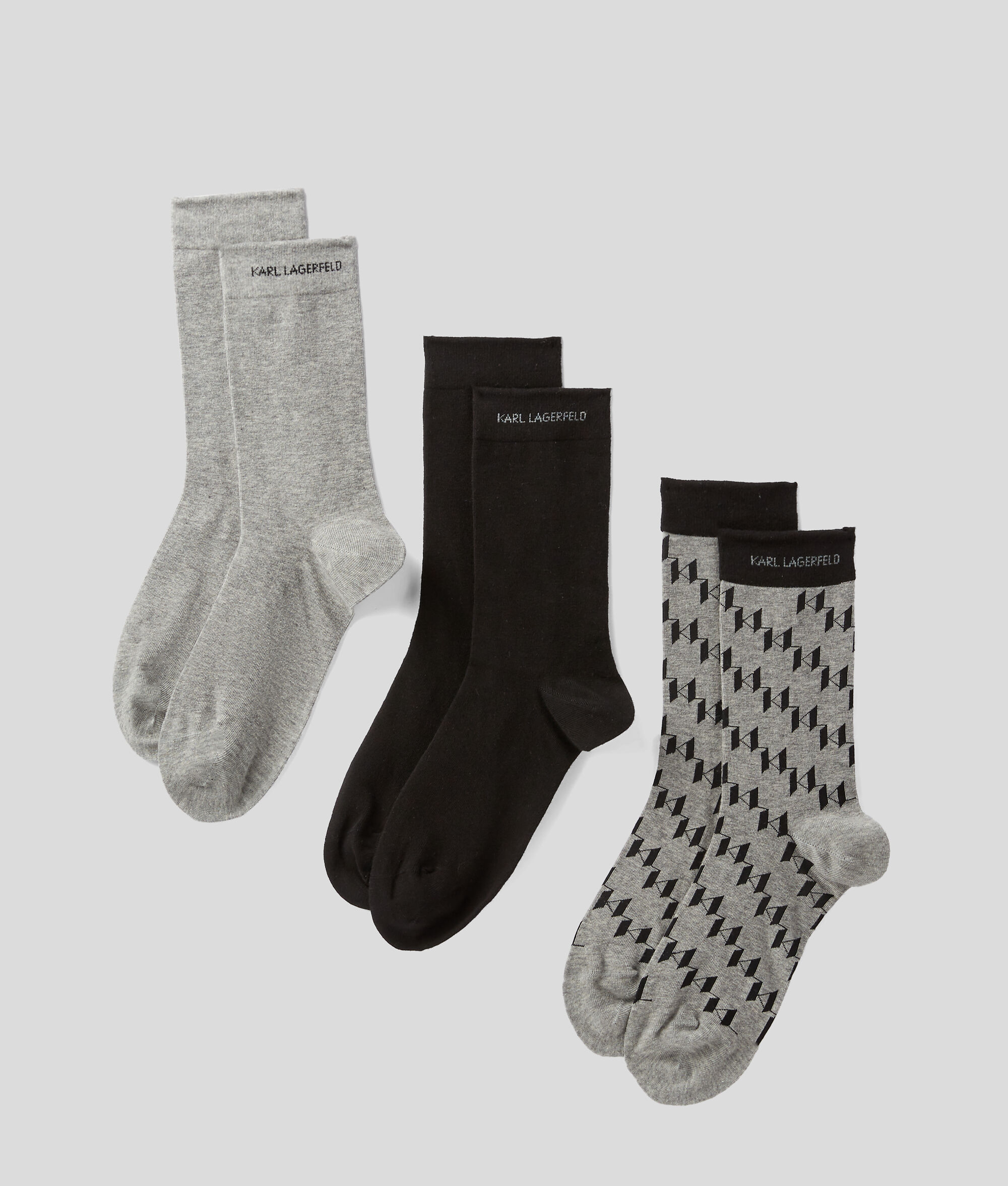 (image for) Handcrafted KL MONOGRAM SOCKS – 3 PACK